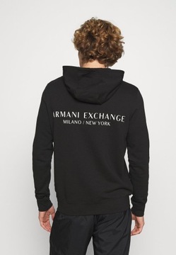 Bluza Armani Exchange z bawełny czarna XS