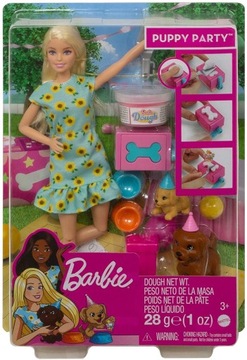 Lalka Barbie Puppy Party GXV75
