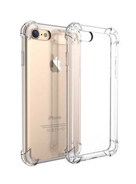 ETUI CLEAR CASE DO IPHONE 7/8 SLIM BUMPER + SZKŁO
