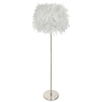 Glamour Lampa stojąca i Klosz z piór podłogowa
