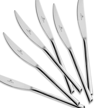 GERLACH FLAMES SZTUĆCE 6x NÓŻ OBIADOWY LUZ POŁYSK