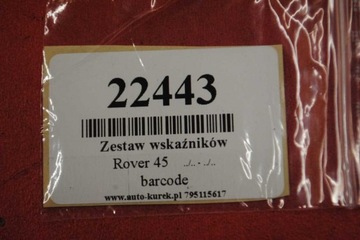 ROVER 45 1.8 PŘÍSTROJOVÁ DESKA