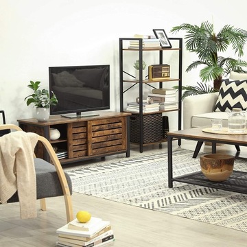 REGAŁ BIBLIOTECZKA PÓŁKA RUSTYKALNA VINTAGE LOFT