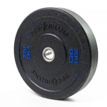 OBCIĄŻENIE OLIMPIJSKIE NA SZTANGE HANTLE KRĄŻEK BUMPER DO ĆWICZEŃ 20KG 50mm