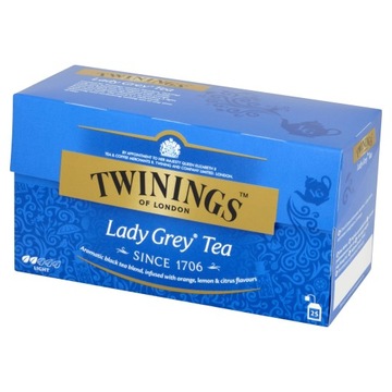 Twinings Herbata Lady Grey 25x2g Czarna