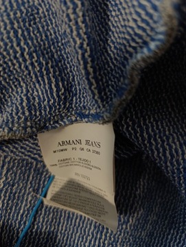 Armani Jeans bluza kangurka z logo męska L