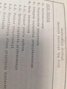 Instrukcja obsługi miernik izolacji typ P433