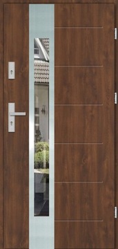 НАРУЖНЫЕ ДВЕРИ INOX 16T5 72MM СОВРЕМЕННЫЕ 90CM UD 1.3 ЧИСТЫЙ ВОЗДУХ