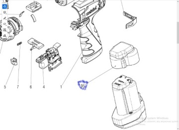 Pokrywa Metabo PowerMaxx Bs Basic 00984000