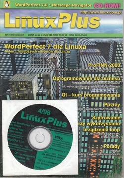 LINUX PLUS 4/1998 + компакт-диск PL