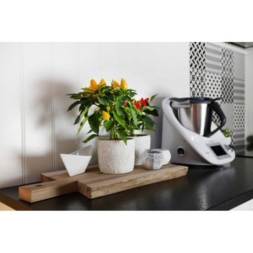 Бетонный горшок 19x16 см - архитектурный бетон