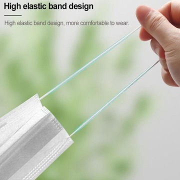 Одноразовый, трехслойный, на петле.