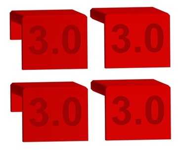 Dystanse do regulacji frontów 3mm 4 sztuki