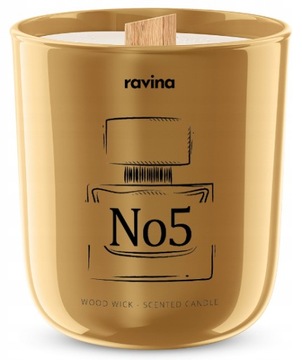 NO.5 - sojowa świeczka świeca zapachowa w szkle