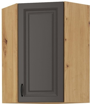 SZAFKA WISZĄCA NAROŻNA GRAFIT ARTISAN STILO 58X90