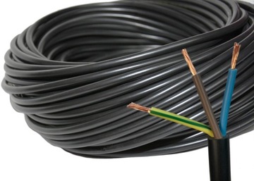 Przewód kabel H05VV-F OWY 3x1,5mm2 NA PRZEDŁUŻACZ