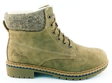 AMERICAN CLUB TL1904-2 BUTY ZIMOWE TRAPERY BEŻ 39