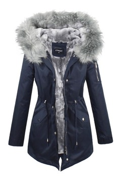 Zimowa Kurtka_Parka_NA FUTERKU 2w1_KOLORY - XXL