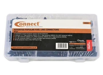 СОЕДИНИТЕЛИ ДЛЯ ТОПЛИВОПРОВОДА КОМПЛЕКТ 85 шт.