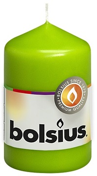 Bolsius Świeca Klasyczna Pieńkowa 80/48 ZIELONA