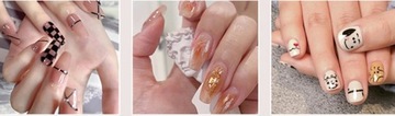 ZESTAW PĘDZLI PĘDZELKÓW DO ZDOBIEŃ MANICURE CIENKIE - 3szt