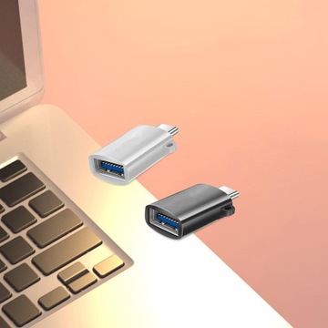 2 концентратора USB 3.0, разветвитель USB C, передача данных, стабильный черный цвет и