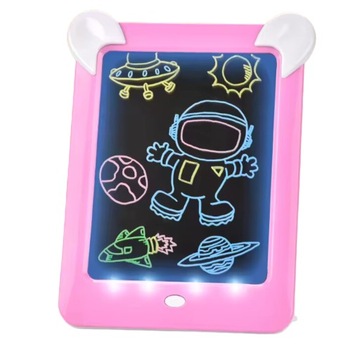 Интерактивная доска со светодиодной подсветкой, рисование картинок, планшетные ручки