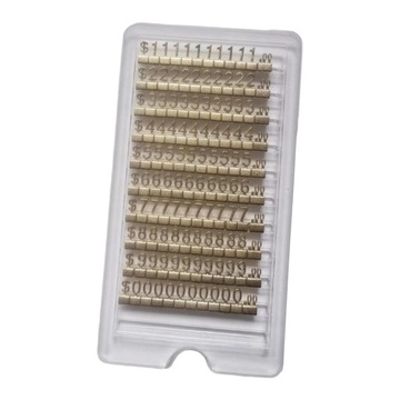 Zestaw 3D Metal Mini Digital z ceną Numery cenowe w kostkach do sklepu w