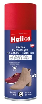 Pianka czyszcząca do zamszu i nobuku HELIOS 200ml