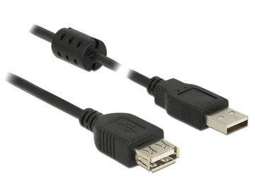 DeLOCK 84884 kabel USB 1,5 m USB 2.0 USB A Czarny