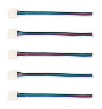 KOMPLET ZŁĄCZKA CN-27: TAŚMA LED 12MM RGBW 5 Szt