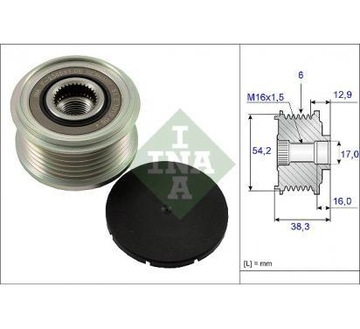 INA SPRZEGLO ALTERNATORA CITROEN BERLINGO C2 C3 C5