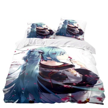 POŚCIEL dziecko PREZENT Manga Hatsune Miku 160x200