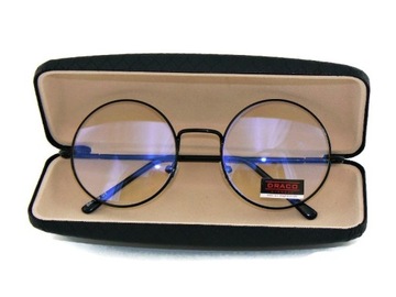 Okulary ANTYREFLEKSY BLUE LIGHT Komputera Okrągłe