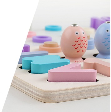 Тренировка МОЗГА Деревянная Монтессори учимся считать