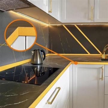 Самоадгезивный ПВХ Плоточный досок, плоский, коричневый, 10м, 40 мм