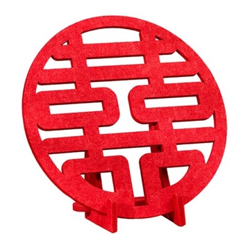 Свадебные украшения Си с китайскими иероглифами, декор гостиной в стиле А