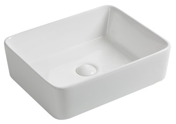UMYWALKA NABLATOWA PROSTOKĄTNA BIAŁA 48 cm