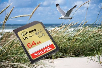 Карта памяти SANDISK Extreme SDXC 64 ГБ