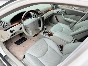 Mercedes Klasa S W220 2001 Mercedes S 600 LONG Biały W12 365KM Gotowy do, zdjęcie 16