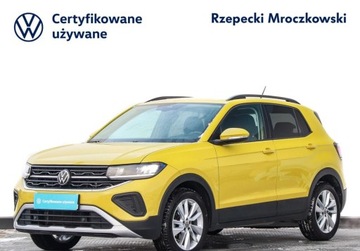 Volkswagen T-Cross SUV 1.5 TSI 150KM 2024 Volkswagen T-Cross 1.5TSI 150KM Life DSG, Podgrzewane Fotel, Kamera Cofani