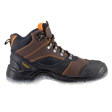 Buty TRZEWIKI robocze 120 S1 TPU URGENT z podnoskiem SKÓRA r. 42