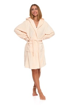 ЖЕНСКИЙ ТЕПЛЫЙ ХАЛАТ С КАПЮШОНОМ РАЗМЕР MORAJ. М