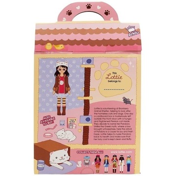 КУКЛА LOTTIE PANDORA'S BOX, защитник животных, 18 см