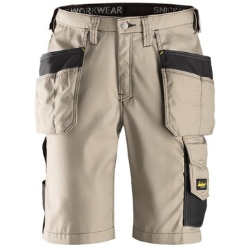 Krótkie spodenki Snickers 3023 Rip-Stop r. 46 khak