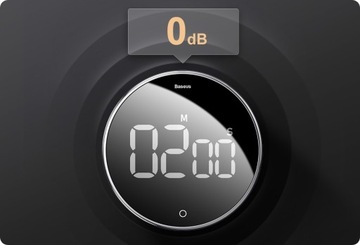 Секундомер BASEUS КУХОННЫЙ ТАЙМЕР ЦИФРОВОЙ ВРАЩАЮЩИЙСЯ МАГНИТНЫЙ ТАЙМЕР СТИЛЬНЫЙ