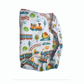 Простынь для детской кроватки, 90х55, белая.