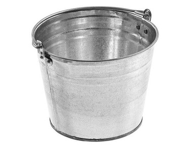 Wiadro ocynkowane Schmith z uchwytem 7 l