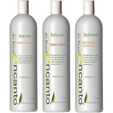 Encanto zestaw do keratynowego prostowania 3x473ml
