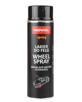 Lakier do felg SPRAY WHEEL NOVOL czarny 500 ml